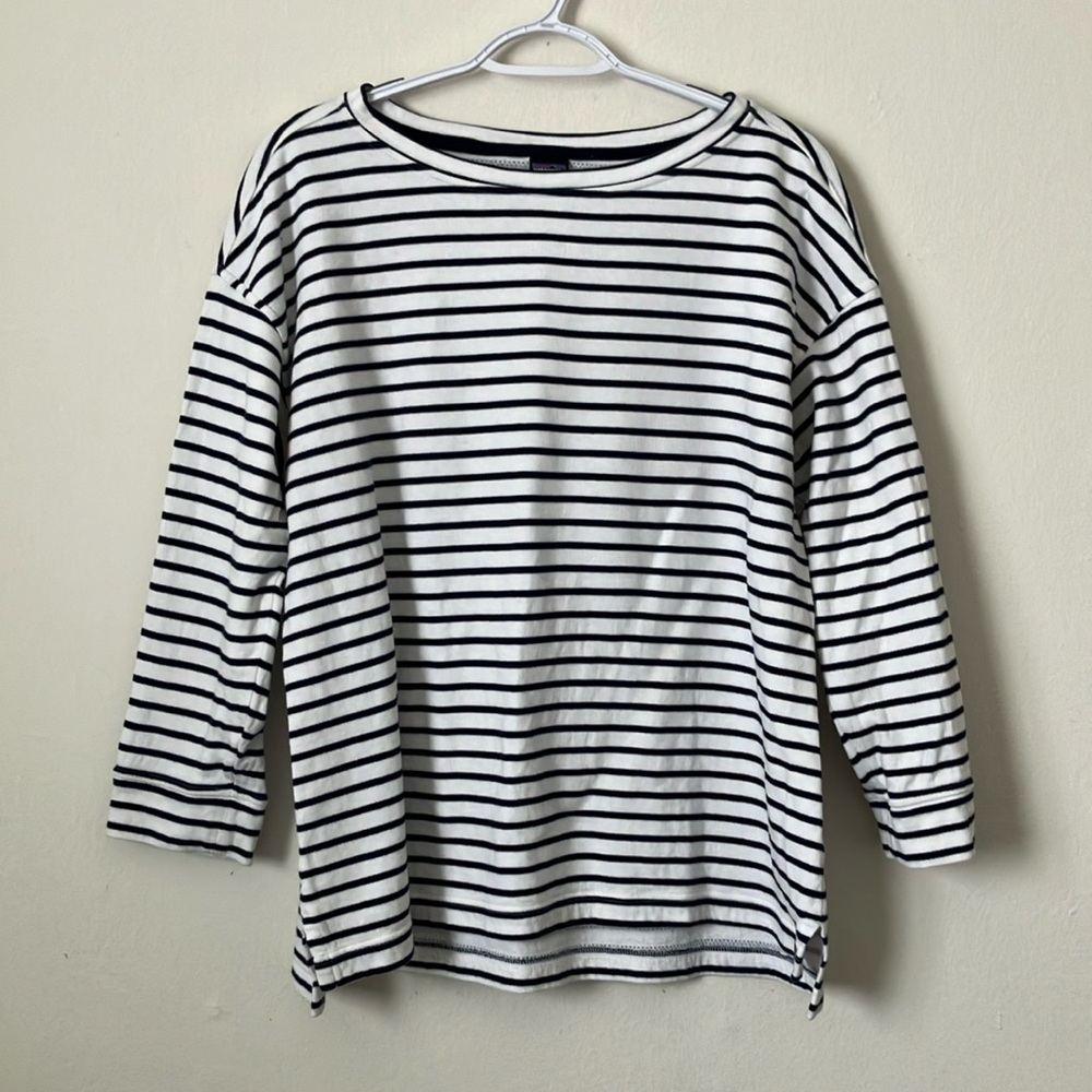 Patagonia nautical striped shirt